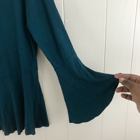 Lucky Brand boho bell sleeve top - Picture 3 of 7